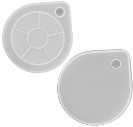 HOODANCOS 3 Sets Bastelwerkzeuge Für Die Schmuckherstellung Epoxidharzform Einfache Modellherstellung Runde Silikonformen 2 Stück X 3