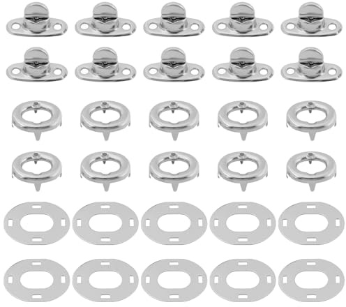 SG Store 10Pcs Twist Lock Common Sense Fastener Metal Rotating Button Lock for Boats Sailboats RVs Dinghy 32.8x14.4x13mm/32x26.6mm/26x21.2mm