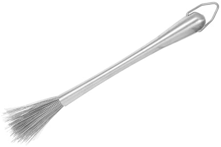 Warmhm Brosse à Récurer Multifonction Acier Inoxydable avec Manche Ergonomique Outil de Nettoyage pour Casseroles Vaisselle et Surfaces Brosse Douce pour Préserver Vos Ustensiles de