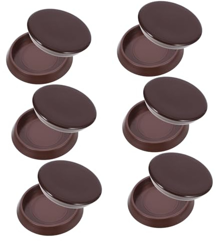 LIFKOME 12 pièces Patins Antidérapants Plastique pour roulettes de Meubles Coupelles Rondes pour Tapis Protection Sol et Stabilisation