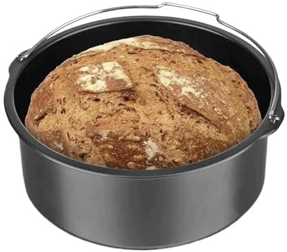 Backform – Antihaftbeschichtete Pizza- und Brotbackform, lebensmittelechtes Kochzubehör | Küchenhelfer für Gebäck, Eierkuchen, Chiffon-Muffins, Desserts, langlebige runde Form für den Backofen