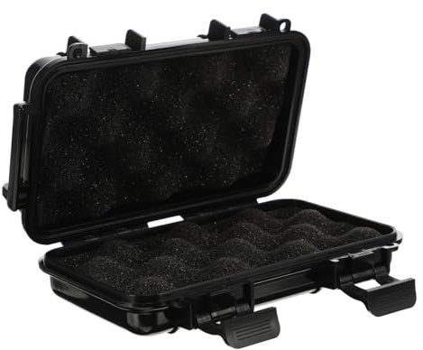 MUELODSIC Scatola Stagna Rinforzata per Cellulari e Accessori Outdoor Custodia Sigillata con Interno Imbottito per Escursioni Caccia e Campeggio