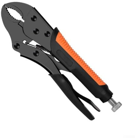 Besttoolifes Pinze di bloccaggio multifunzione con ganascia regolabile, chiave industriale resistente per tubi rotondi e dritti, strumento per falegnameria, lavorazione dei metalli (testa rotonda da