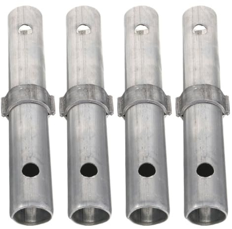 VICASKY 4 Pièces Accessoires Échafaudage en Fer Argenté pour Diverses Échafaudages Mobiles Goupilles de Connexion Faciles à Utiliser et Application Polyvalente en Chantier