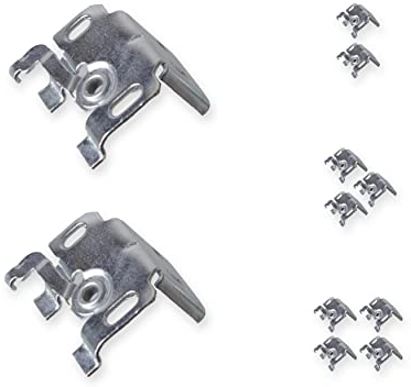 EFIXS Universalträger (Jalousieträger) (2 Stück) für Wand- oder Deckenmontage für Aluminium-Jalousien mit 25mm Oberschiene