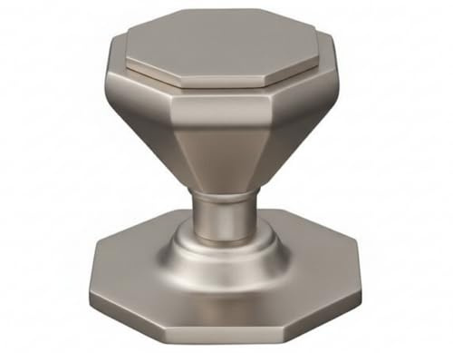 EUROART Tamas Centre Door Knob in (Multiple Finish) & Dimensions -79mm x 66mm (Satin Nickel)