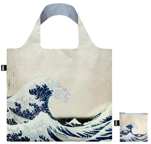 LOQI Bag, KATSUSHIKA HOKUSAI, The Great Wave, Recycled