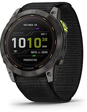 Garmin Enduro™ 2 – Ultraperformance Watch, Long-Lasting GPS Battery Life, Solar Charging, Preloaded Maps