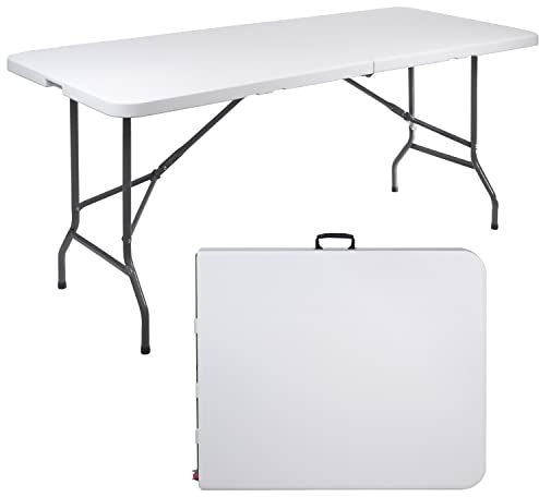 Green Blue GB370 Multifunktionaler Klapptisch für 4 Personen Falttisch Camping Tisch Campingtisch Gartentisch Buffettisch mit Traggriff 180x75x74cm max. 200kg