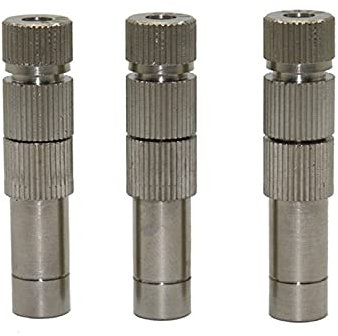 XINHUIPART Garden Plumbing Adapter 50 Pcs 8mm Anti-drip With Filter Slip Lock Quick-Connect Low Pressure Copper 0.2-0.6mm Fog Nozzles Gareden Irrigation Sprinklers (Color : 0.2mm)