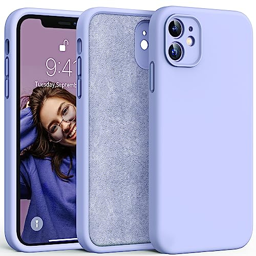 HATOSHI für iPhone 11 Hülle, Silikon Anti-Rutsch Kratzfestes Stoßfest Handyhülle für iPhone 11 Schutzhüll, Lila
