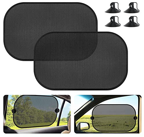 Romon Tendine Parasole Auto Bambini, Tendine Parasole Auto Universali, Parasole Auto Bambini Protezione Dai Raggi UV, 50 X 30cm, 2 Pezzi