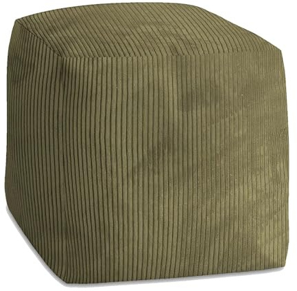 DreamRoots Pouf Hocker 60x60x60cm Couch Sitzsack - Fußablage