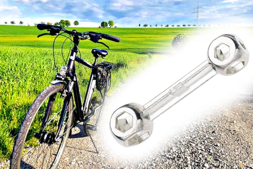 Knochenschlüssel 10-Loch Schraubenschlüssel Spritzguss verzinkt, Werkzeug Knochen für Fahrrad, Hexagon-Schlüssel