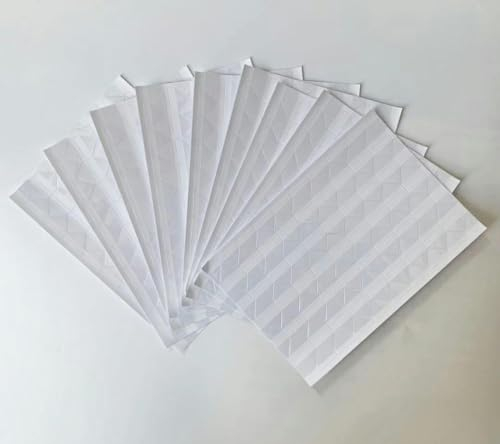 THAYLA 50 Blatt 5100 Stück Fotoecken Selbstklebende Album-Montageecken für Schrottbücher, DIY-Fotoalbum, Selbstklebende Ecken