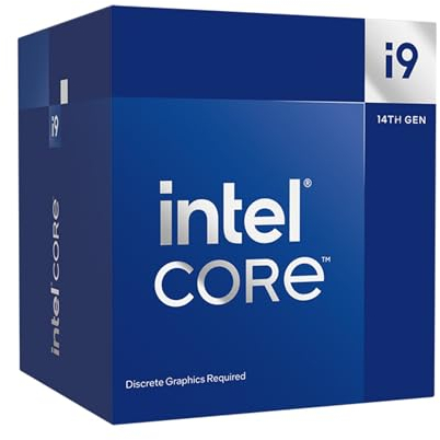 Intel Procesador de escritorio Core i9-14900F de 24 núcleos (8 núcleos P + 16 núcleos E) de hasta 5.8 GHz