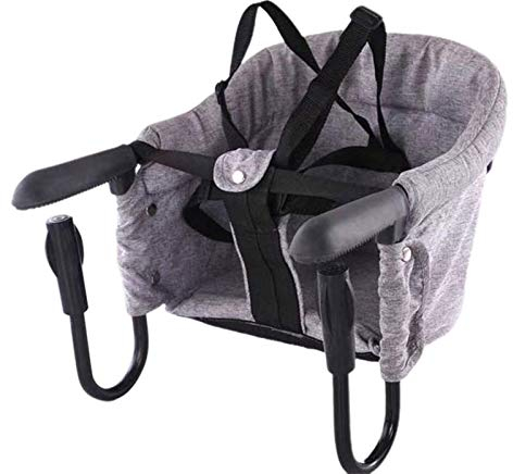 Baby-Esszimmerstuhl, tragbarer Hochstuhl für Babys, klappbarer Haken am Sitz, Clip am Hochstuhl, langlebiger, sicherer, faltbarer Baby-Fütterungssitz, fester Befestigungsclip am Tisch-Hochstuhl
