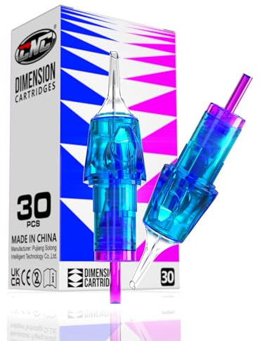 CNC 30 Pcs Tattoo Cartridges Nadeln Einweg Mixed #10 Bugpin Round Liner #12 Standard 3RL 5RL 7RL Tattoo Needles EN04C-30KIT-A