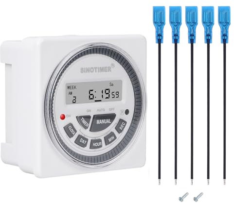 tm619 Minuteur numérique LCD Power Timer 7 jours programmable Contrôleur intelligent 220-250 VAC 16 A