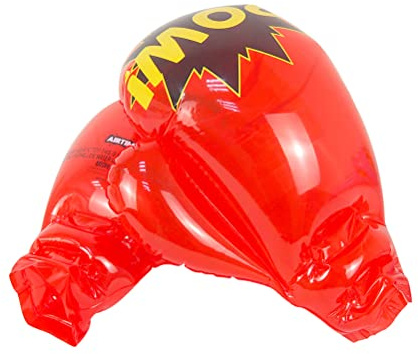 NOENNULL Guantes de Boxeo Inflables para Niños Entrenamiento Juvenil de Guantes de Guantes para Niños y Niñas Ejercicio para el Hogar o la Práctica de Boxeo Al Aire (Pink)