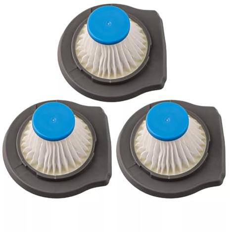 For BLACK & DECKER Vacuum Filter Replacement for Dustbuster | Washable & Reusable | Compatible with HLVCF10, HLVC315, HLVC320 & REVHV8J Series | Efficient Filtration & Easy Installation (3 x Filter)