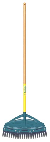 Balai Paysagiste XR3 Duopro® 55 cm – Manche Bois PEFC 130 cm – Outil Professionnel pour Nettoyage Jardin, Feuilles et Débris