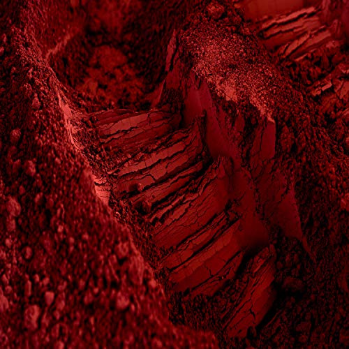 iBéton by Cyril Claire Pigment Oxyde De Fer Rouge 80i 1 Kg - Pour Peintures, Enduits Béton et Chaux - Poudre Colorante - Origine Europe