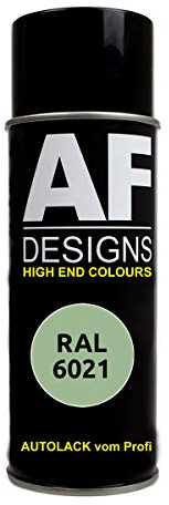 Alex Flittner Designs RAL Lackspray Autolack Sprühdose Spraydose RAL6021 BLASSGRUEN matt