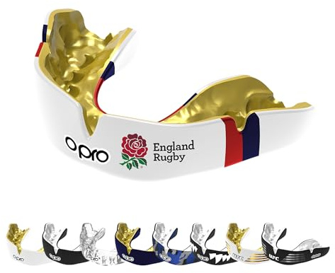 OPRO Instant Custom-Fit Mouthguard - Dentist Level Gum Shield Adult and Kids - OPRO Mouth Guard Boxing and MMA, Self-Fit Gum Shield Rugby and Hockey - Maximum Protection with Dental Warranty