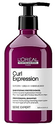 L'Oréal Professionnel Paris | Shampoo Crema, Deterge e Idrata Intensamente, Per Capelli Ricci e Voluminosi, Serie Expert Curl Expression, 500 ml