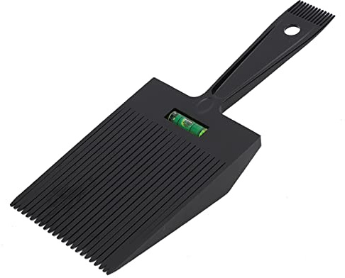 Peine de pelo plano, con tapón plano, doble peine, peine, para hombre, salón barbero