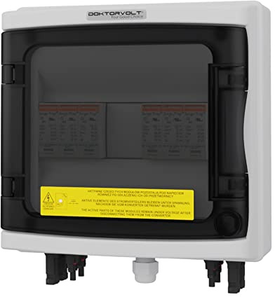 Solar Anschlusskasten DC 1000V T1 T2 2-String 2x Mersen Überspannungsschutz IP65 Photovoltaik PV Blitzschutz Solarsteckverbinder Doktorvolt
