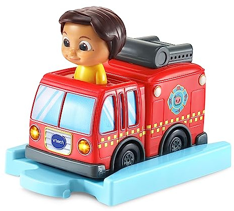 TUT TUT Baby Flitzer Feuerwehrauto - CoComelon mit Schiene & Nina