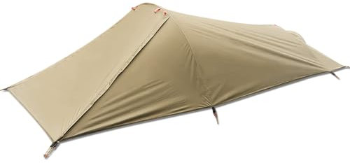 KOCAN Ultraleichtes Outdoor-Campingzelt,Einzel-Campingzelt,wasserabweisendes Zelt,Luftfahrt-Aluminium-Unterstützung,tragbares Schlafsackzelt,Einpersonenzelt