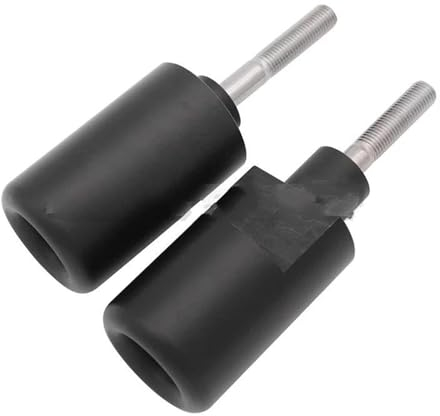 DZSJHGFDD Motorräder Sturzpads Für Suzuki Für GSXR1000 Für GSX-R Für GSXR 1000 K5 2005 2006 Motorrad Schwarz & Carbon No Cut Rahmen Sliders Crash Fallen Schutz Motorrad Motor Crash Sliders(Schwarz)