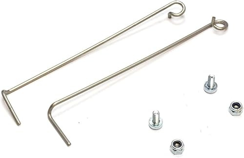 RYELDOM - Kit ressorts pour porte lave-linge charge par le haut, compatible avec Whirlpool, Ignis, Bauknecht