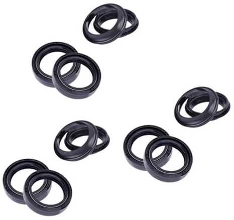 50x70x12mm Motorrad Zubehör Gabel Öl dichtung 50 * 70mm Staub Abdeckung Dichtungen Kit Set(6pcs oil 6pcs dust)