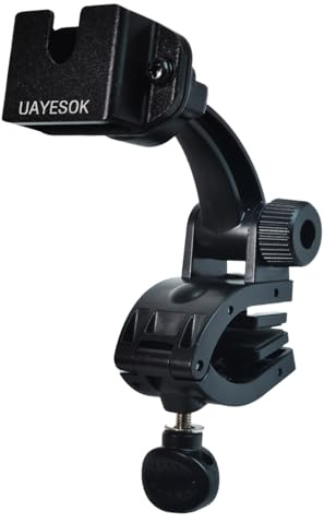 UAYESOK Funkgerät Halterung Auto Armaturenbrett Clip-On Halter für Walkie Talkie, CB Mikrofonhalterung, Handfunkgerät/Mobile Radio Mikrofon für Motorola Baofeng Kenwood Midland CB Funk (D-1-A)