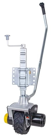 solidpro Rueda de apoyo eléctrica para maniobrar para caravanas, remolques, remolques de caballos, remolques de autos, tráileres, etc. 12V potencia completa de 550 vatios