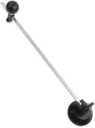Circle Glass Cutter, Compasses Circular Cutting Cutter with Suction Cup, Adjustable Glass Circle Cutter for Both Hobbyists and Professional Glass Cutters, Comes with Round Knob
