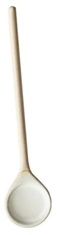 Ciieeo Cuillères à Café En Céramique Vintage, Longue Cuillère à Dessert Blanche, Matériau Solide Céramique, Usage Domestique Quotidien Pour Mélanger, Set Pratique D'articles De Maison