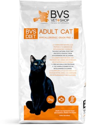 Barakaldo Vet Shop Katzenfutter für Erwachsene, hypoallergen, Grain Free für Katzen, getreidefrei, für Erwachsene mit Nahrungsmittelunverträglichkeiten oder Allergien, ab 4 Monaten, 4 kg