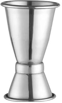 RLVYTA Cocteleras Shot-Taza medidora de Acero Inoxidable, coctelera, Medida de Alcohol, Jigger, Utensilios de coctelería para Bar de Cocina Accesorios para Barra(Silver 30 15ml)