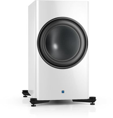 Nubert Zeo 8w | Subwoofer | Lautsprecher für Bass & Effekte | Frontfiresubwoofer mit Aktiv-Technik | Surround & Action auf höchstem Niveau | Weiß