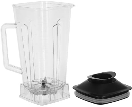 PAMINGONO Conjunto de Jarra de Plástico Transparente para Licuadora Comercial de 2l Diseño Estable y Tecnología Adecuado para Cafés