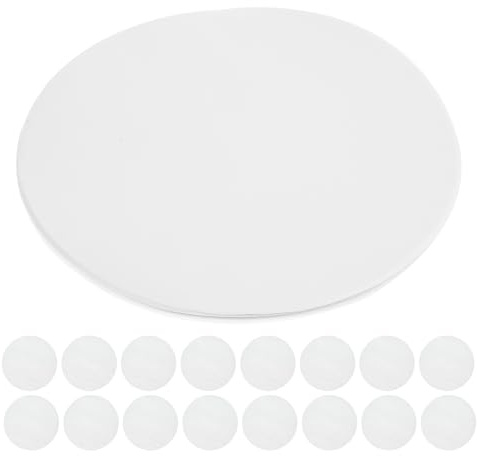DOITOOL 100 hojas de papel antigrasa para pasteles - Revestimientos redondos antiadherentes para moldes - Papel de hornear resistente al aceite para preparar postres, barbacoas y hornos