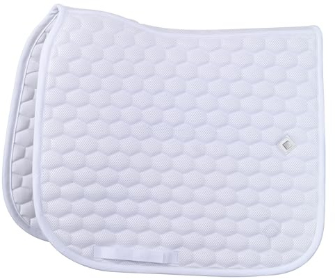 Imperial Riding Schabracke IRH Basic Mesh DR, atmungsaktive Dressur-Schabracke mit Mesh-Obermaterial, Weiß, Full