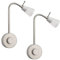 SEBSON® 2x Lámpara enchufe LED regulable, Luz enchufe nocturna 2W, Luz Lectura Pared flexible
