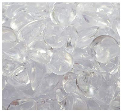 Sepkina wunderschöne Dekosteine Dekosteinchen Ziersteine Tischdeko Hochzeit Steine Blumensteine BlumenVase Blumen Regentropfen (Transparent RD)