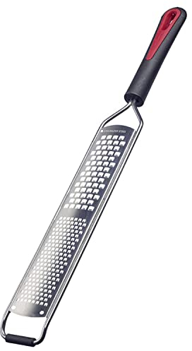 Westmark Reibe, Grob + Fein, Außergewöhlich scharfe Klingen, Inkl. Klingenschutz, Kunststoff/Rostfreier Edelstahl, Gallant Pro, Schwarz/Rot/Silber, 29712270